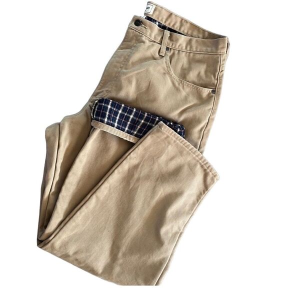 L.L.Bean fully flannel lined pants 38 X29 - Picture 1 of 10